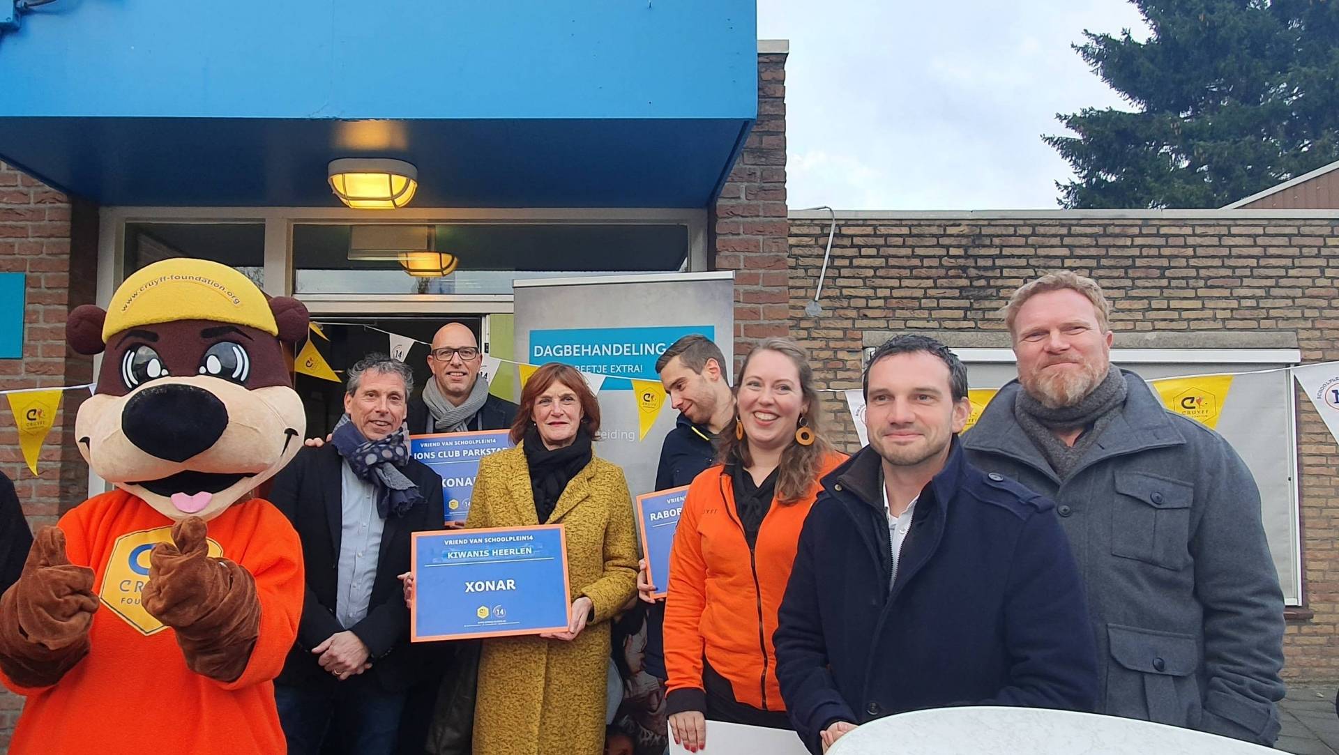 Feestelijke opening voor het nieuwe Schoolplein