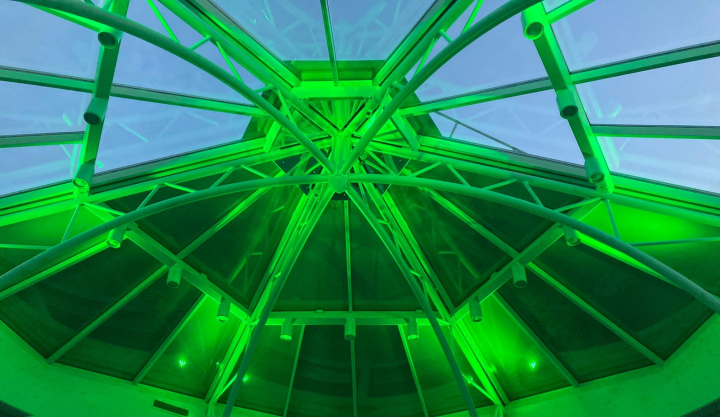 foto koepel groen licht burgerhoes
